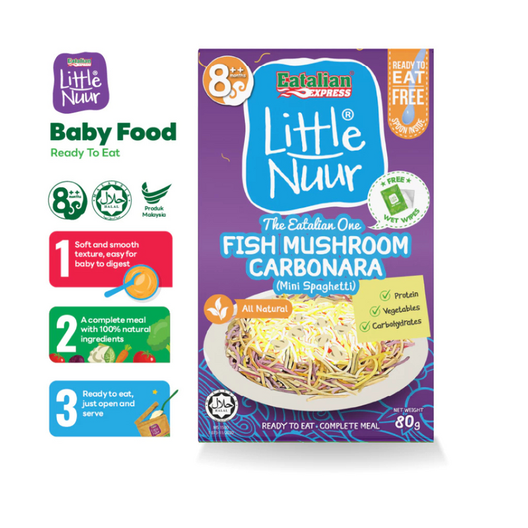 Eatalian Express Little Nuur Baby Food Stage 2 (8m+) | Makanan Bayi Bertekstur Lembut