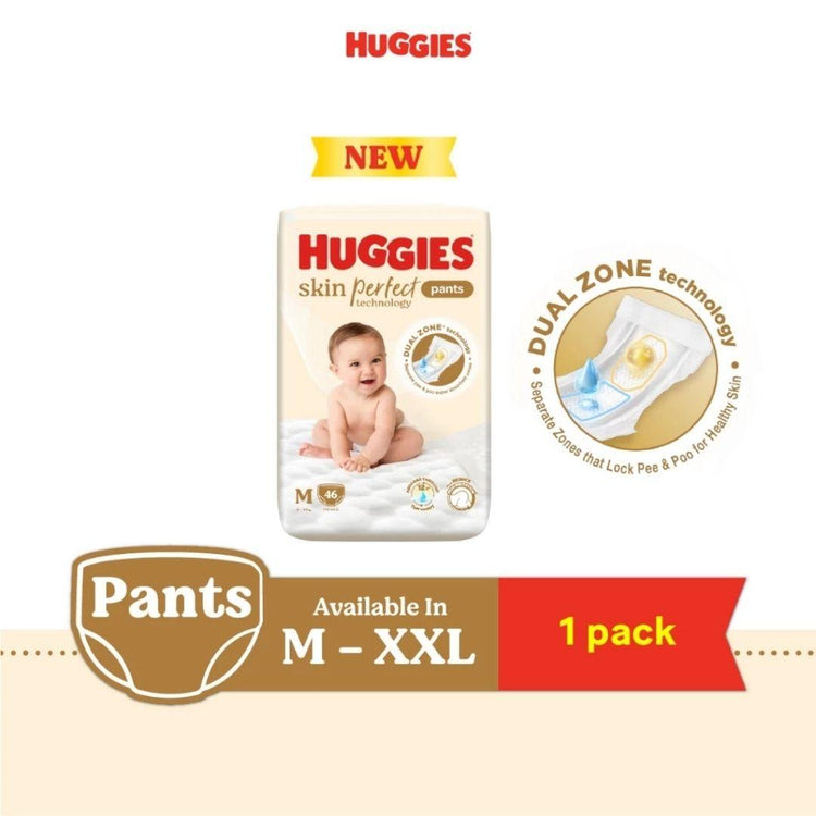 Huggies Skin Perfect Baby Diaper - Dual Zone Liner