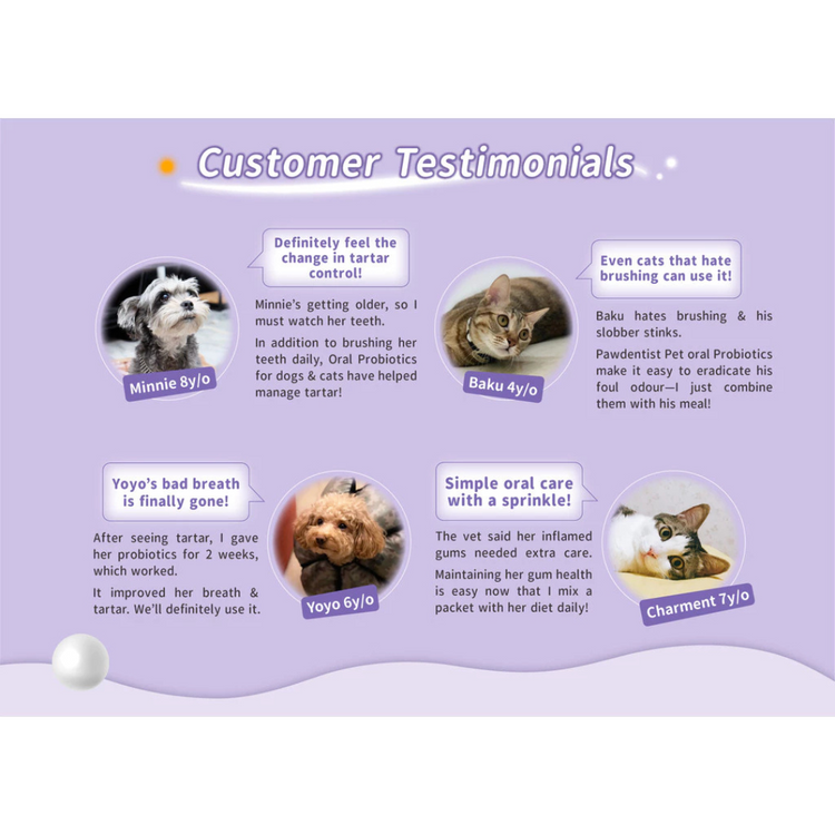 Maoup Pawdentist Pet Oral Probiotics (20 sachets)