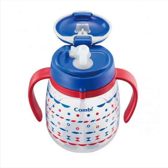 Combi Baby Lakumug Straw Cup 340ml - Blue (6m+)