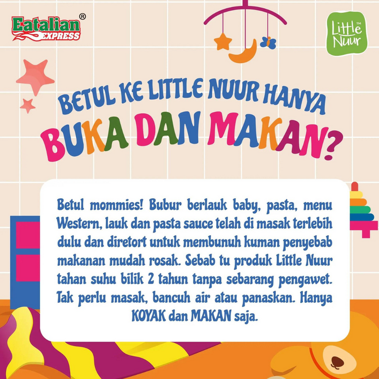 Eatalian Express Little Nuur: The Kick Start One & The Fruity One Porridge (6m+)