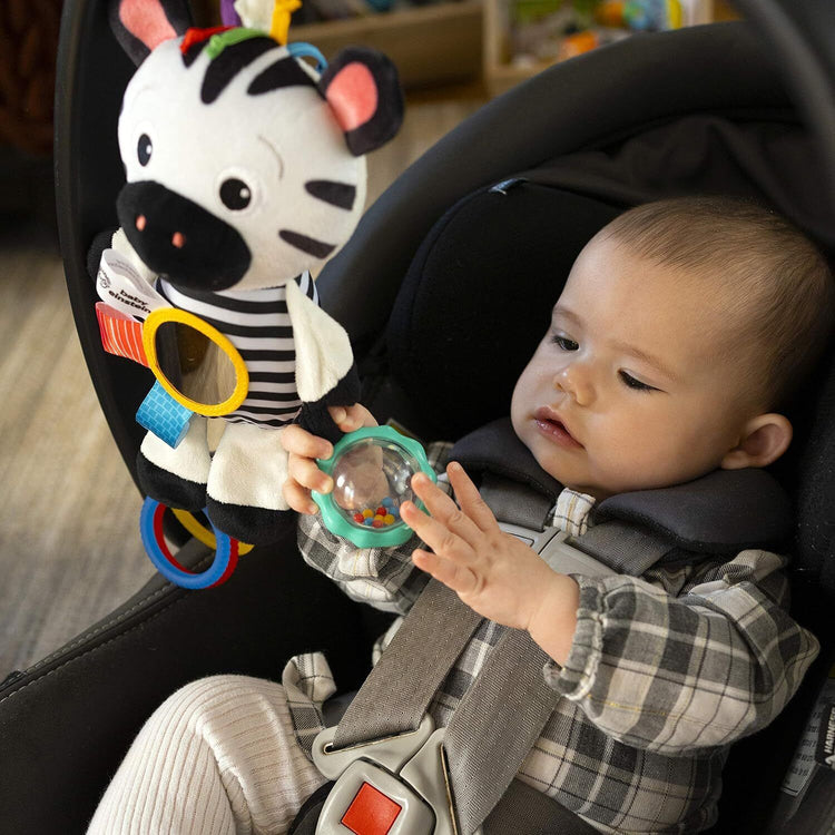 Baby Einstein Zen's Sensory Play Plush Stroller Activity Toy 0M+