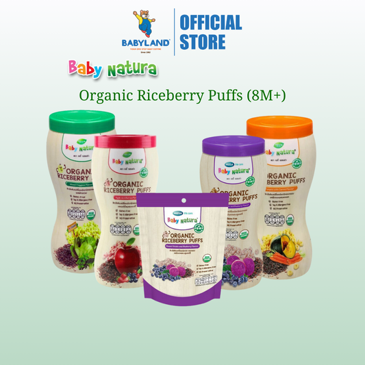 Baby Natura Organic Riceberry Puffs 40g