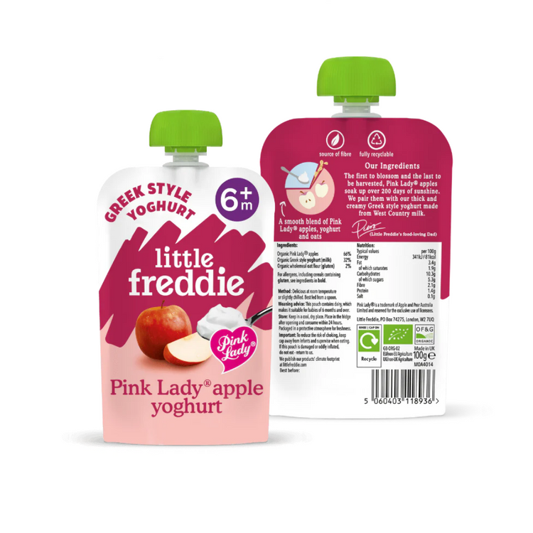 Little Freddie Organic Fruits Pouches (6m+) (90g-100g) - Puree