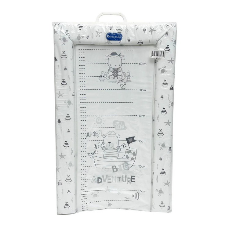 Lucky Baby Changing Mat - Sail Bear Grey