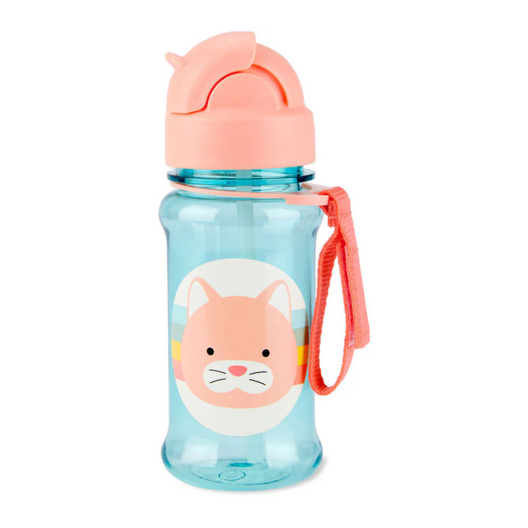 Skip Hop Zoo Tritan Renew Straw Bottle - Cat