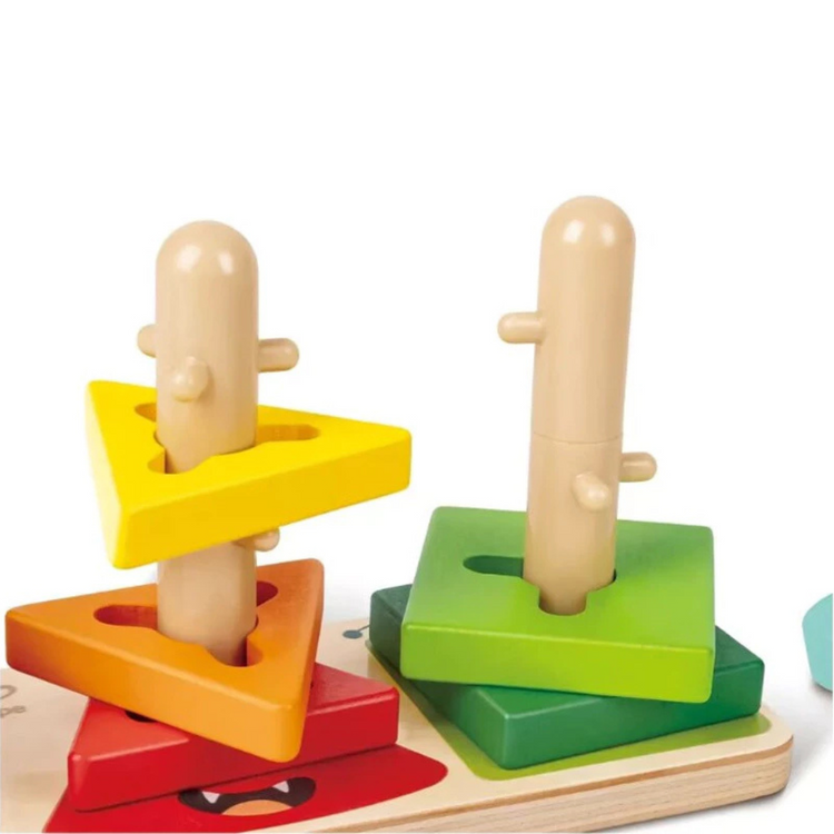 Hape 0494 Monster Twist & Stack Blocks Suitable For Age 18+ Months