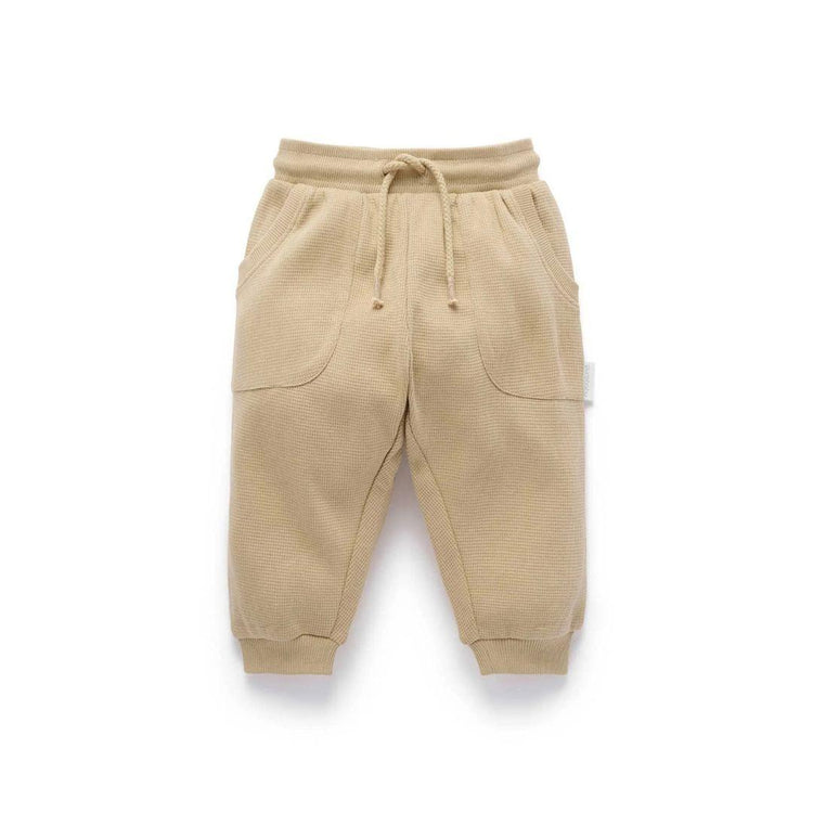 Purebaby Organic Beech Print Textured Slouchy Pants