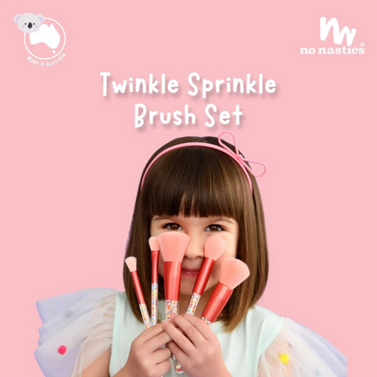 No Nasties Kids Twinkle Sprinkle Brush Set