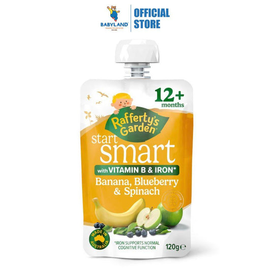 Rafferty's Garden Smart Start Banana, Blueberry & Spinach 120g (12m+)