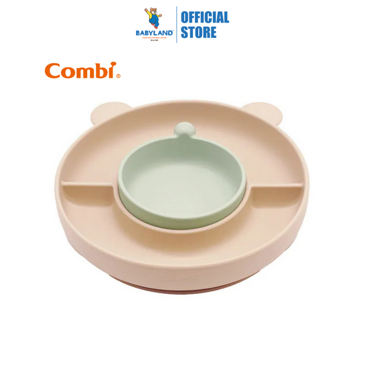 Combi Silicone Bear Suction Plate + Mini Bowl (6m+)