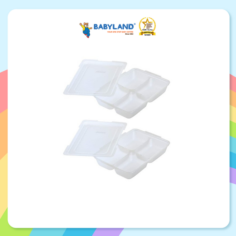 Richell Baby Food Freezer Tray Square 80ml