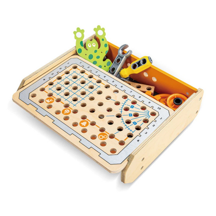 Hape 3029 Science Experiment Toolbox STEM Toy for Kids age 4 years+