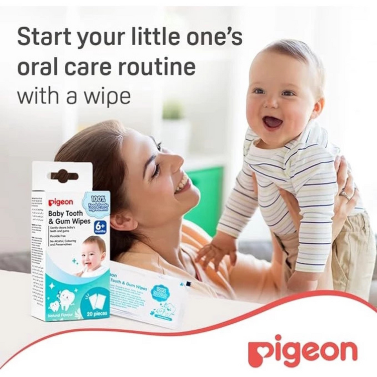 Pigeon Baby Tooth and Gum Wipes 20pcs (6m+)