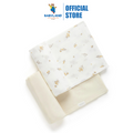 Purebaby Organic Muslin Wrap 2 Pack - Wheat Wattle Bee