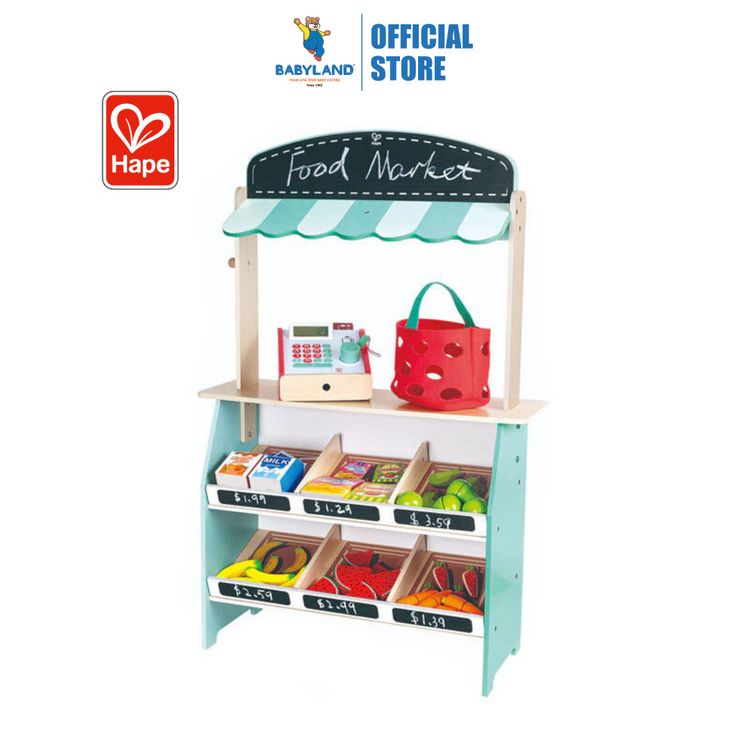 Hape 3209 Farmers Market Stall Role play ( 3+ Years )