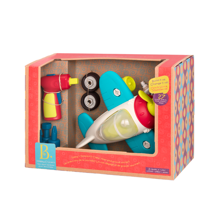 B.Toys Wonder Wheels Take Apart Airplane VE1012 (3y+)