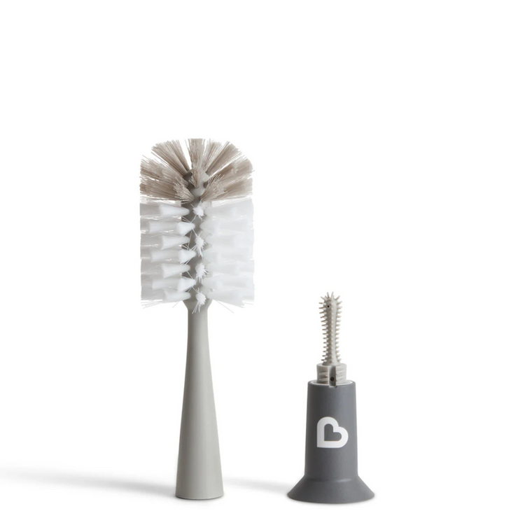 Munchkin Bristle™ Bottle Brush Grey