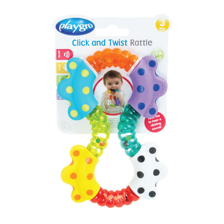 Playgro Click & Twisyt Rattle (3m+)