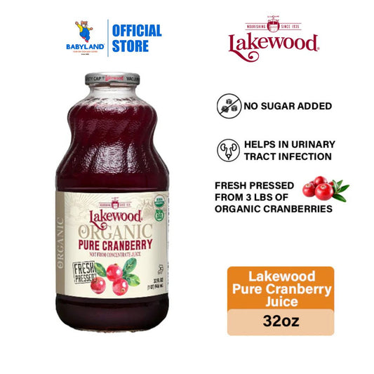 Lakewood Organic Pure Cranberry Juice (32oz)