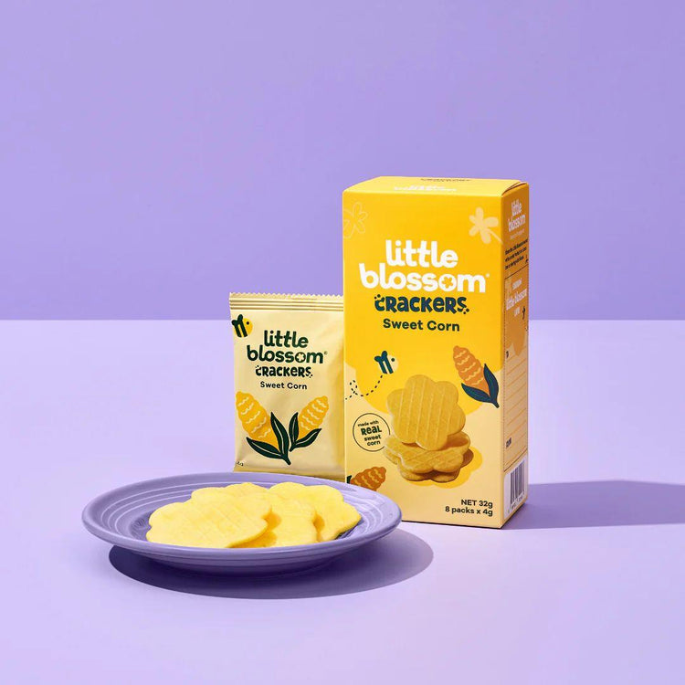 Little Blossom Crackers 32g - Sweet Corn