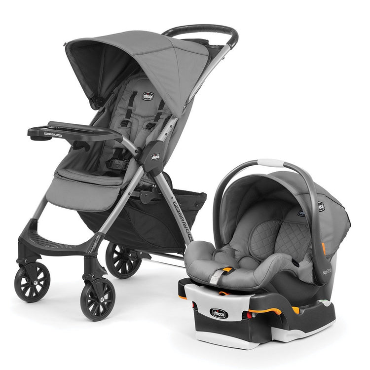 Chicco Mini Bravo Plus Travel System Stroller + Car Seat (6 months till 22.7kg)