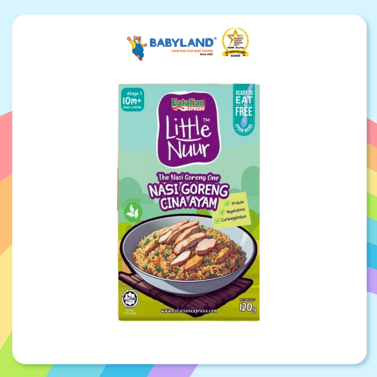 Eatalian Express Little Nuur - Nasi Goreng Cina Ayam 120g (10m+)