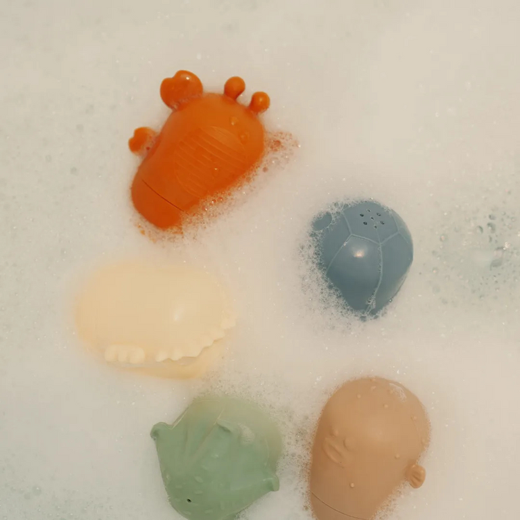 Mils and Key Mould-Free Bath Toys - Set of 5
