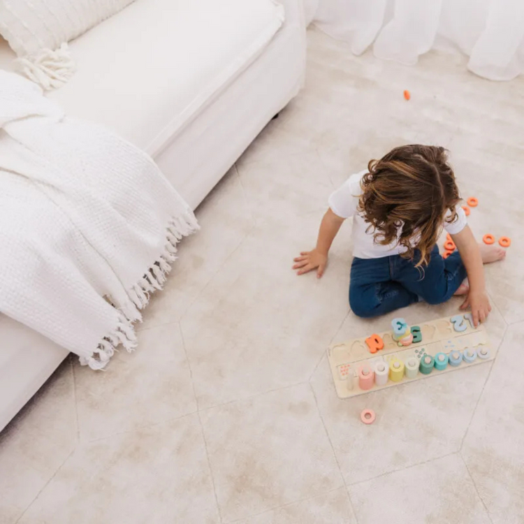 BUBBLE Wooden Numbers & Blocks Counting Set