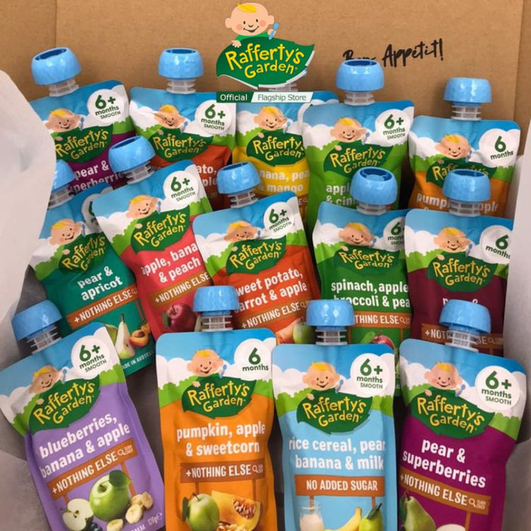 Rafferty's Garden Baby Food Pouches 120g For 6+ months