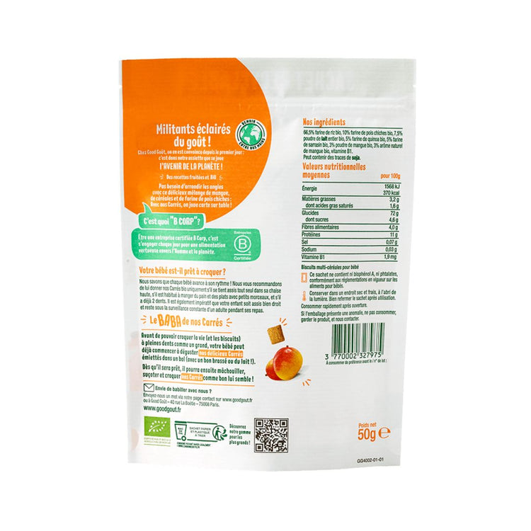 Good Gout Squares 50g - Mango