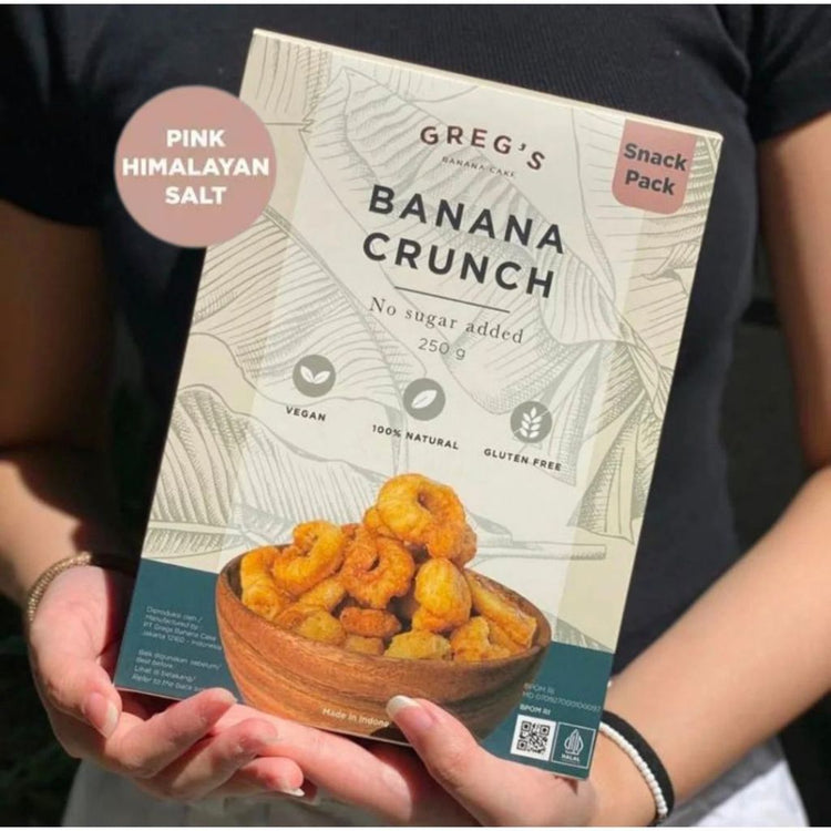 Greg's Banana Crunch | Gluten Free | Vegan | Halal Snack