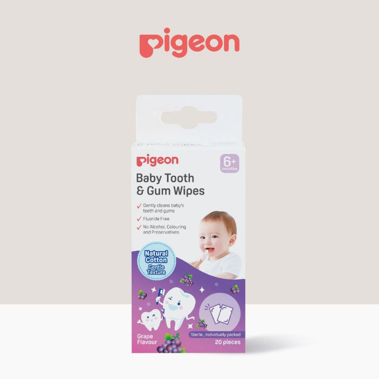 Pigeon Baby Tooth & Gum Wipes (20pcs) (0m+)