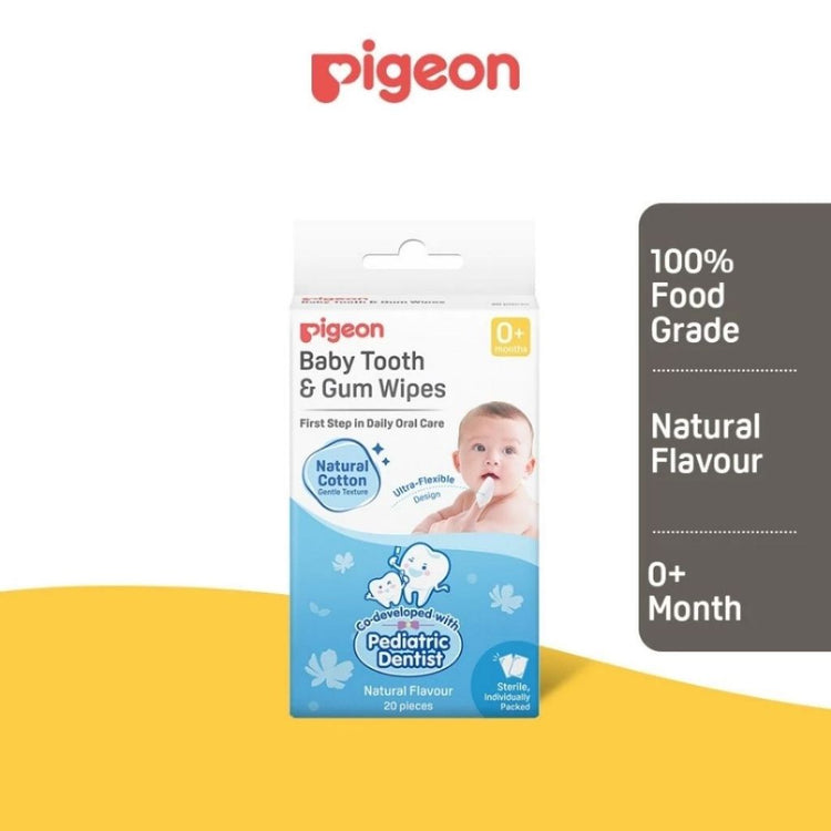 Pigeon Baby Tooth & Gum Wipes (20pcs) (0m+)