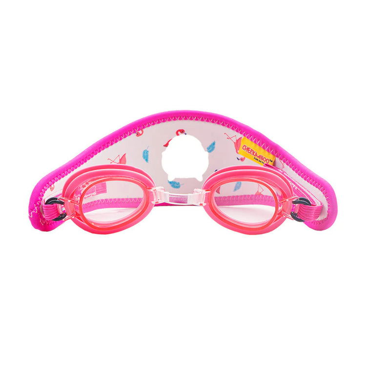 Cheekaaboo Booggles Swim Goggles with Neoprene Strap for Children Kids Boy Girl