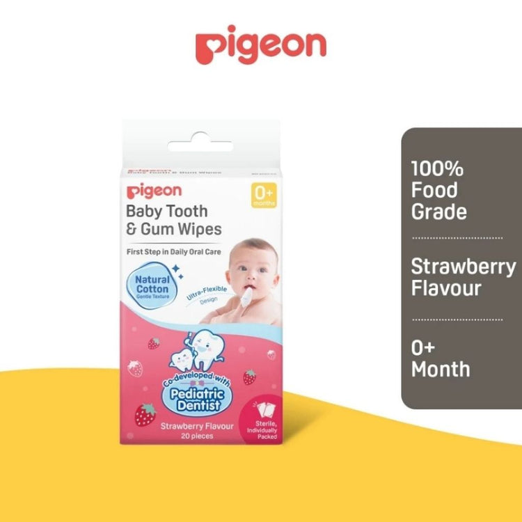 Pigeon Baby Tooth & Gum Wipes (20pcs) (0m+)