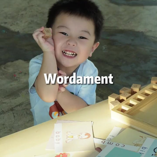 PureDays Wooden Wordament Spelling Game