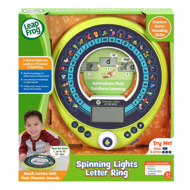 Leapfrog Spinning Lights Letter Ring