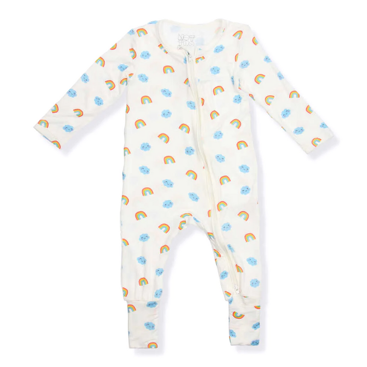 Not Too Big Happy Weather Bamboo Sleepsuit (2 Packs)