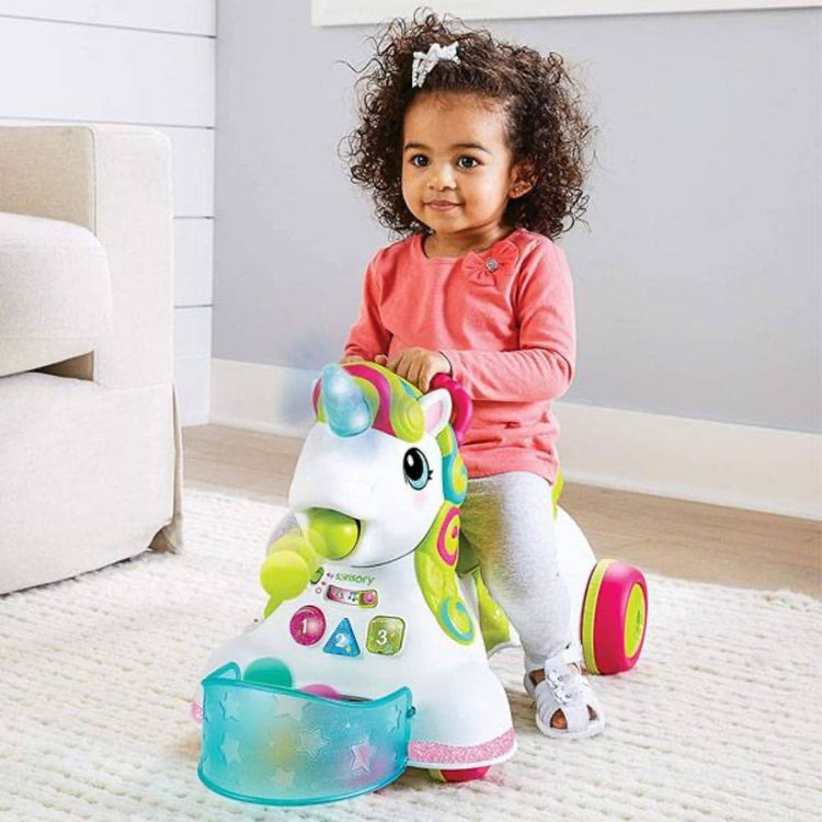 Infantino 3 In 1 Sit, Walk & Ride Unicorn Activity Walker