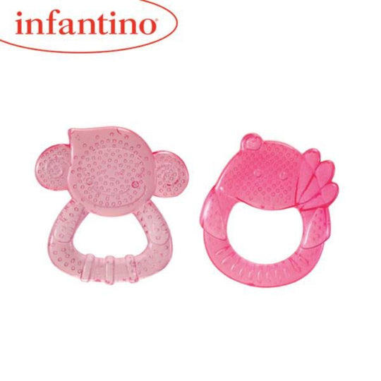 Infantino Safari Teething Pals Pink