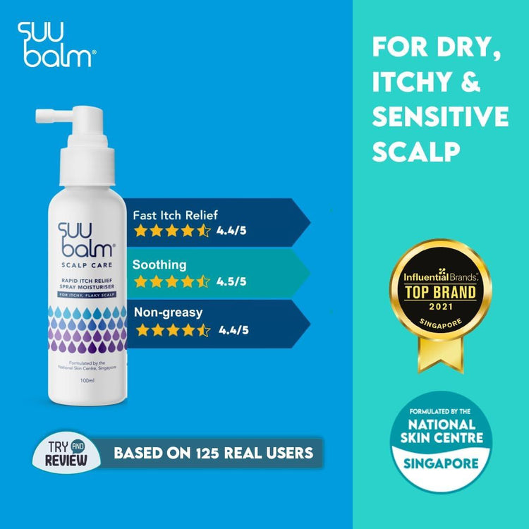 Suu Balm Rapid Itch Relief Scalp Spray 40ml