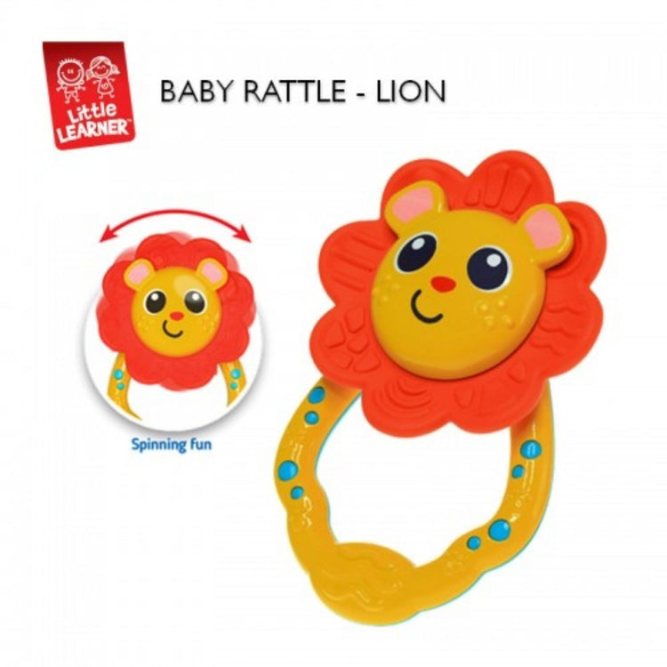 Hap-P-Kid Little Learner Baby Shake Rattle - Lion (6m+)
