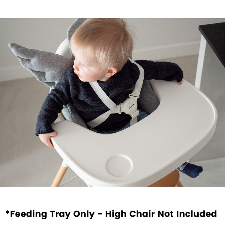 Childhome Evolu Feeding Tray Abs White + Silicone Placement