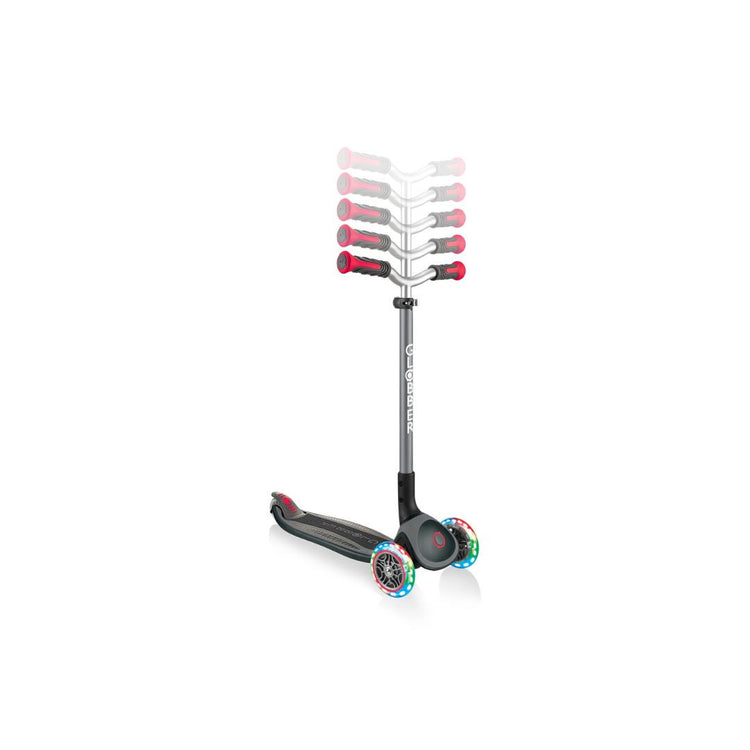 GLOBBER Master Lights Scooter Black/Red