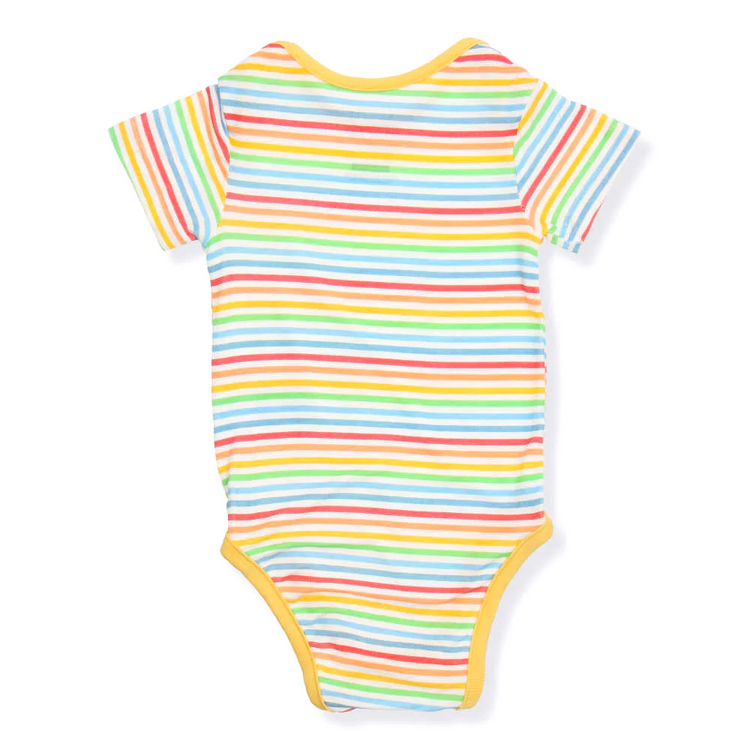 Not Too Big Happy Weather Short Sleeve Bodysuits (3 Pack)