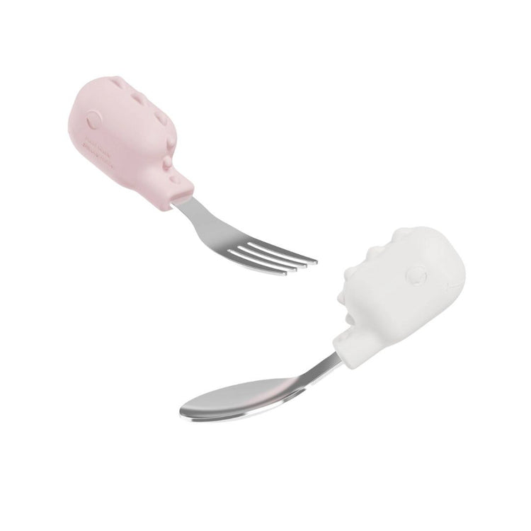 He or She Baby Fork & Spoon Set