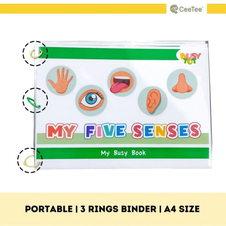 Ceetee My Senses Montessori Early Learning Busy Book