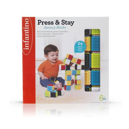 Infantino Press & Stay Sensory Blocks