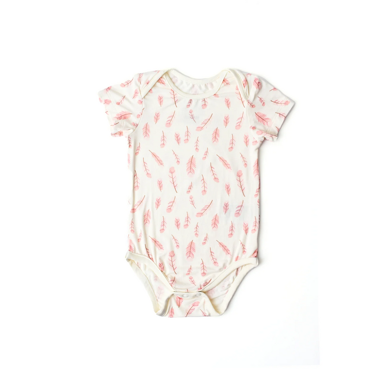 Not Too Big Swan Bamboo Short Sleeve Bodysuits (3 Pack)